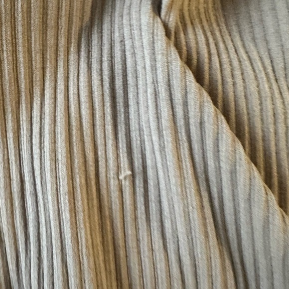 Wide leg crinkle coffee coloured draw string pants - Picture 4 of 6